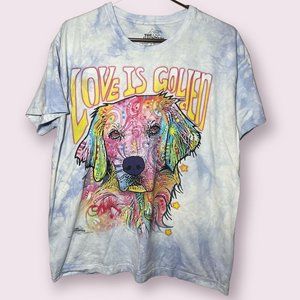 Tie Dye Love is Golden Shirt